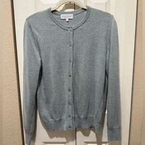 Bianco & Blu Italian Wool/Cashmere /Silk Cardigan , Large